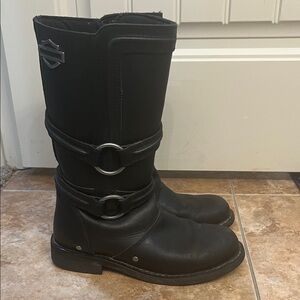 Harley-Davidson Black Combat Boots